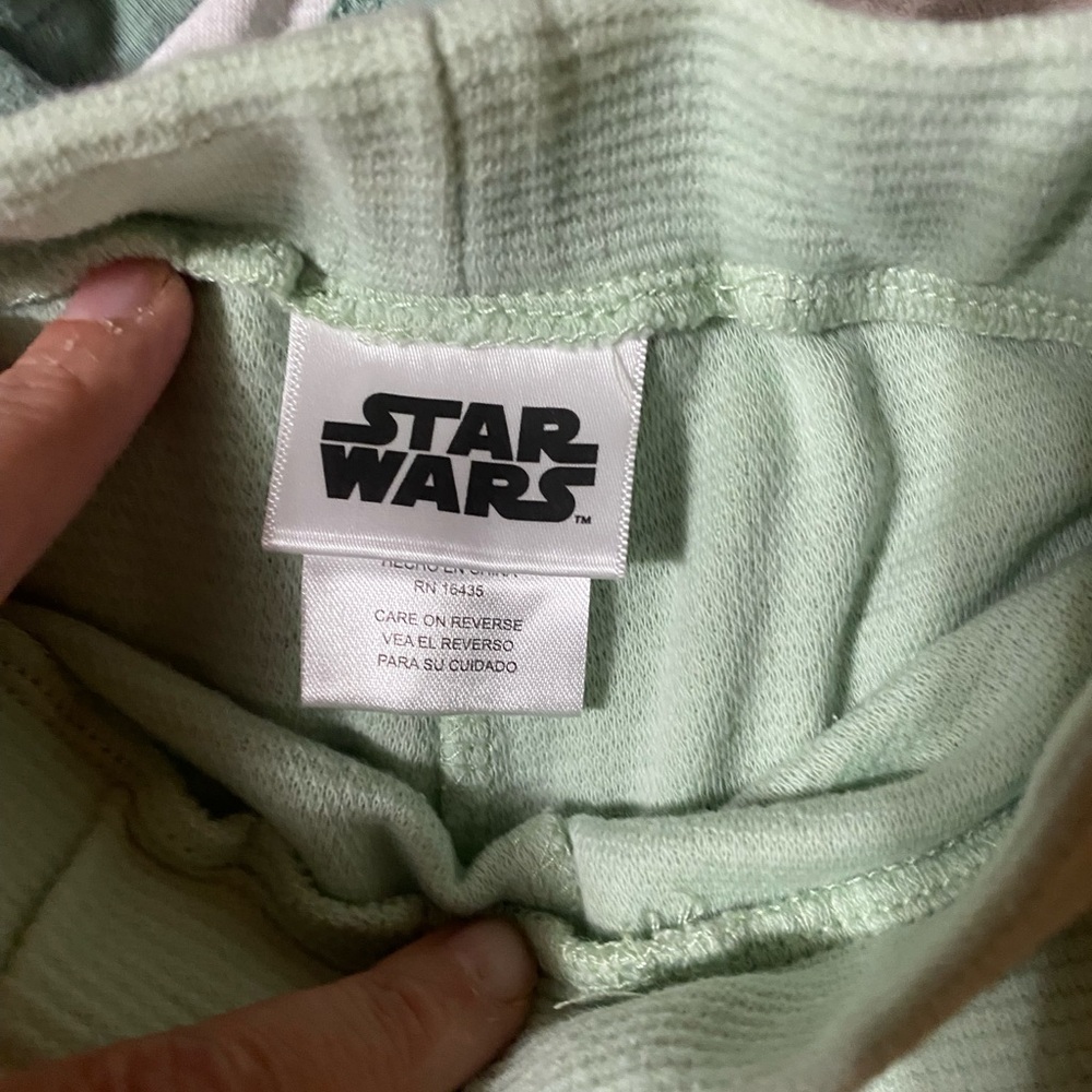 Star Wars Green and White Kids Matching Set - Picture 4 of 8